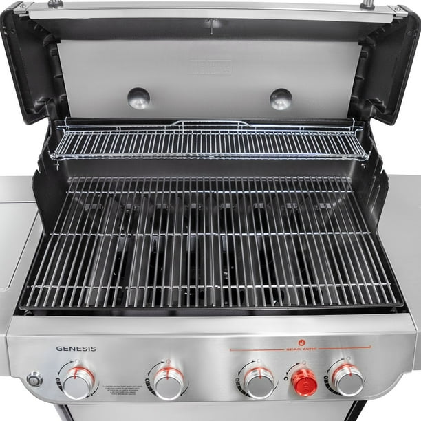 Weber Genesis E-435 4-Burner Liquid Propane Gas Grill, Steel