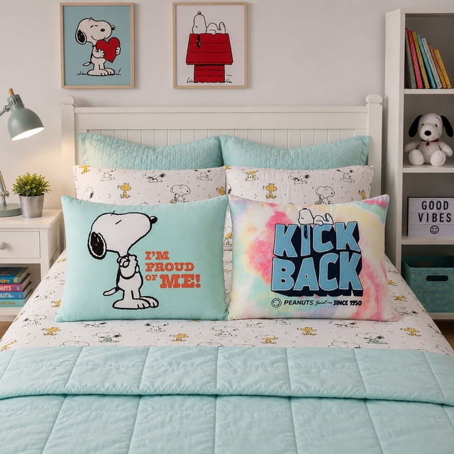 Kids Licensed 2-Pack Cloud Plush Pillow Set, 20" x 26"