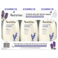 thumbnail image 1 of Aveeno Stress Relief Body Wash with Lavender & Chamomile, 18 fl. oz., 3 pk., 1 of 11