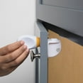 thumbnail image 5 of Safety 1st Adhesive Magnetic Lock System, 8 Locks And 2 Keys, White, 5 of 8