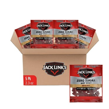 Jack Link's Original Beef Jerky Zero Sugar, 2.3 oz., 5 pk.