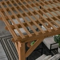 thumbnail image 7 of Backyard Discovery 14' x 10' Delray Cedar Pergola with PowerPort, 7 of 9