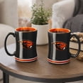 thumbnail image 5 of Logo Brands Oregon State Beavers 14oz Relief Mug Set, 5 of 5