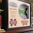 thumbnail image 2 of YouTheFan Mississippi State Bulldogs 25-Layer Football Stadium View 3D Wall Art, 2 of 5