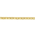 thumbnail image 2 of Italian 14K Yellow Gold Hollow Mariner Link Chain, 2 of 6
