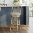 thumbnail image 1 of HH2 Home Garlington Wood Swivel Adjustable Height Stool, 1 of 23