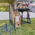 thumbnail image 2 of Backyard Discovery Oceanview II Cedar Wood Swing Set, 2 of 15