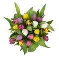 thumbnail image 2 of Member's Mark Tulip Vase Arrangement, Rainbow, 20 stems, 2 of 4