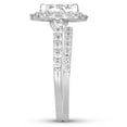 thumbnail image 5 of 2.0 CT. T.W. Round Cut Halo Diamond Ring & Band Set in 14K Gold, 5 of 12