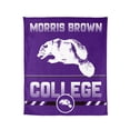 thumbnail image 1 of Logo Brands Morris Brown College Wolverines 60"x70" Super Plush Blanket, 1 of 7