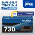 thumbnail image 3 of Brother TN730 Standard-Yield Toner, Black, 3 of 8