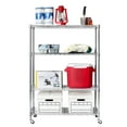 thumbnail image 9 of Seville Classics 4-Tier Steel Wire Shelving, 36" W x 14" D x 56.5"H, 9 of 12