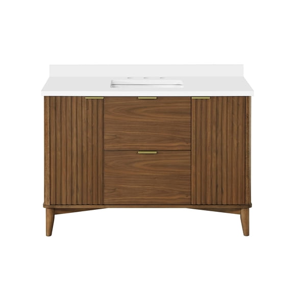 OVE Decors Gabi 48" W x 22" D Freestanding Bathroom Vanity with Sink