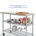 thumbnail image 5 of Seville Classics Steel Shelf & Cabinet Sliding Drawer Organizer, 14"W x 17.5"D x 6.25"H, 5 of 8