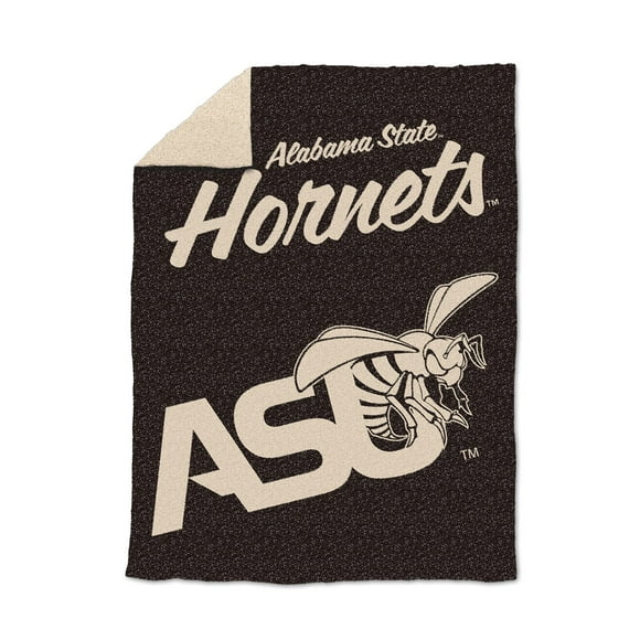 Logo Brands Alabama State Hornets Luxe Dreams Throw, 60" x 80"