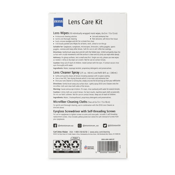 ZEISS Lens Cleaning Solution Kit 2 pk., 8 fl. oz./pk. - Samsclub.com
