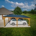 thumbnail image 2 of Backyard Discovery 20' x 20' Kingsport Cedar Carport/Gazebo, 2 of 13