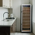 thumbnail image 2 of Lanbo 24” 165 Bottle Single Zone Wine Cooler Refrigerator, 2 of 8