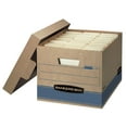 thumbnail image 1 of Bankers Box Heavy Duty Storage Boxes, 10" x 12" x 15" 10 Pack, Kraft Brown, 1 of 6