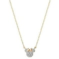 thumbnail image 2 of Disney 0.19 CT. T.W. Diamond Minnie Mouse Necklace in 14K Gold, 2 of 5