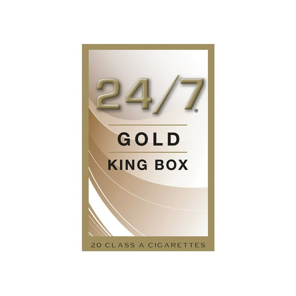 gold kings cigarette 24/7 Gold Kings Box 20 ct., 10 pk