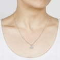 thumbnail image 6 of Lab Created Solitaire Diamond Pendant Necklace in 18K Gold, 6 of 7