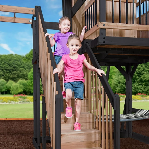 Backyard Discovery Oceanview II Cedar Wood Swing Set - Samsclub.com