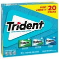 thumbnail image 1 of Trident Mint Sugar Free Gum, Variety Pack, 14 pcs., 20 pk., 1 of 9