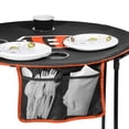 thumbnail image 3 of NFL 27.6" Round Tailgate Table with Shelf, 3 of 5