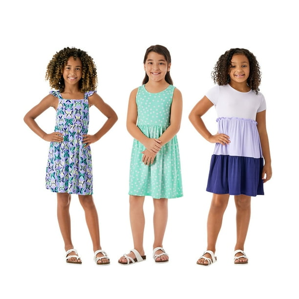 Member's Mark Girls 3-Pack Knit Dress - Samsclub.com