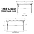 thumbnail image 11 of Range Steel Pergola with Trellis Roof & PowerPort, 11 of 13