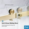 thumbnail image 6 of OVE Decors Bel 60" W x 78-3/4" H Frameless Soft-Close Sliding Shower Door, 6 of 9