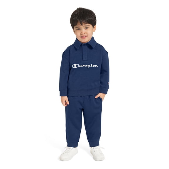 Champion Toddler Boys 2-Piece Rugby Polo & Pants Set