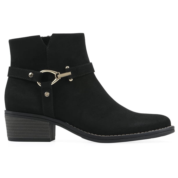 White Mountain Black Ankle Boots Amazon.com | WHITE MOUNTAIN Women main image 2