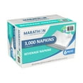 thumbnail image 7 of Marathon Embossed 1-Ply White Beverage Napkins, 6 pk., 3000 ct., 7 of 7