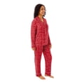 thumbnail image 2 of Dreammark Women's 2-Piece Notch Collar Pajama Set, 2 of 12