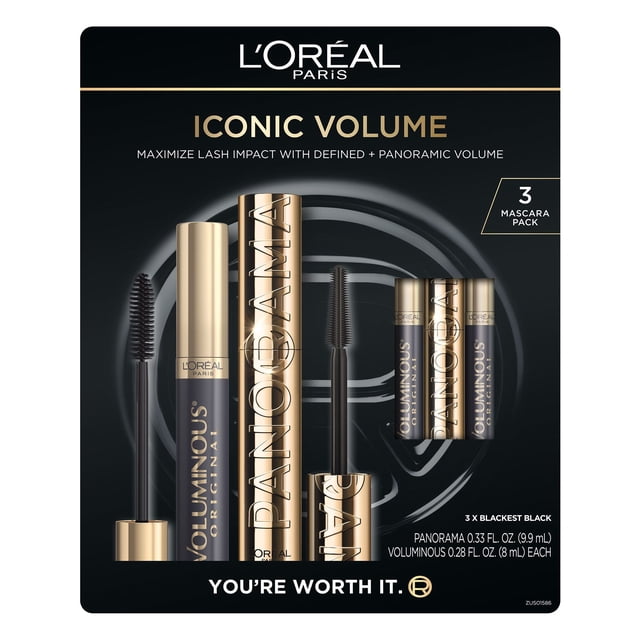 L'Oreal Paris 2 Voluminous & 1 Panorama Mascara Kit