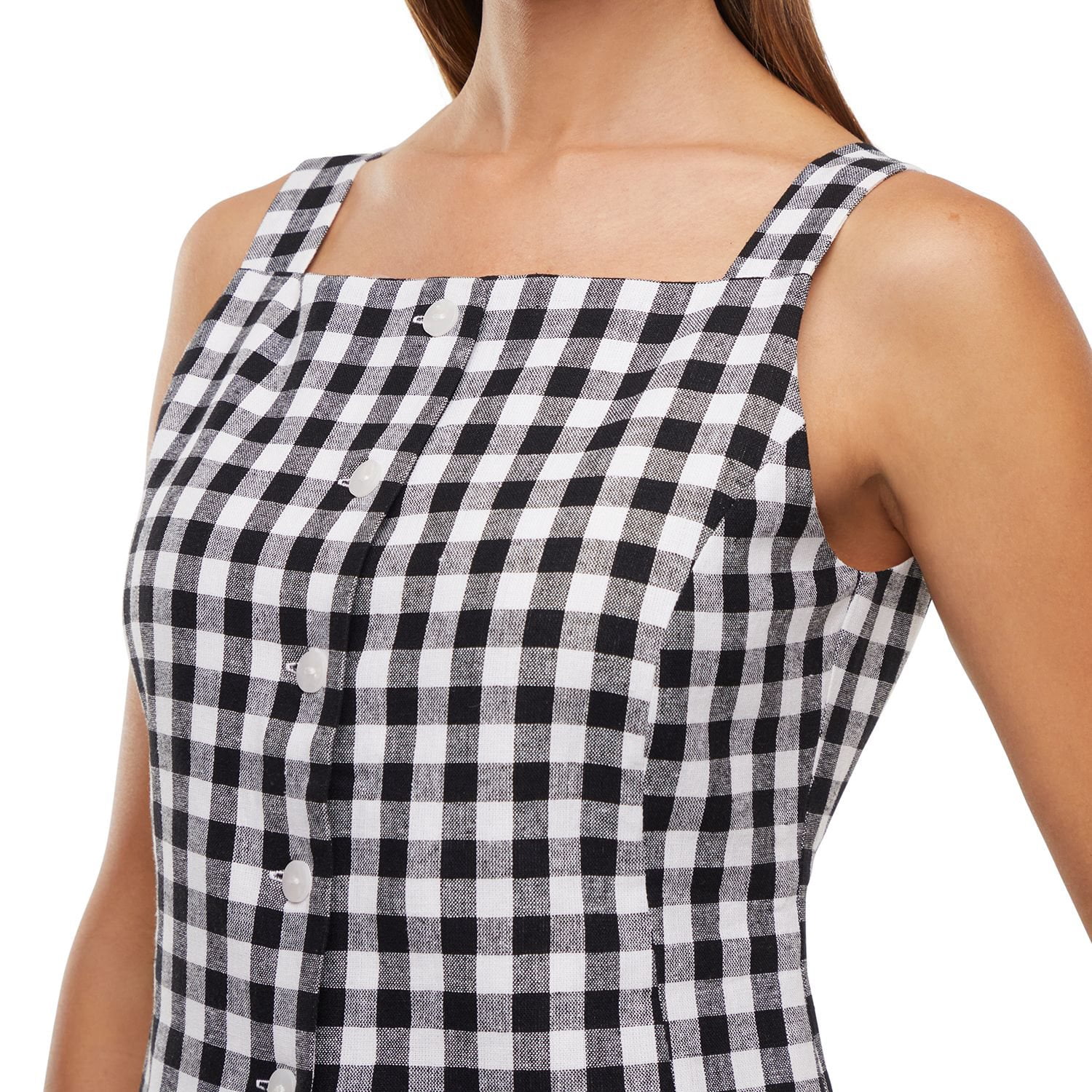 Express Women's Linen Blend Button-Up Tank Top - Samsclub.com