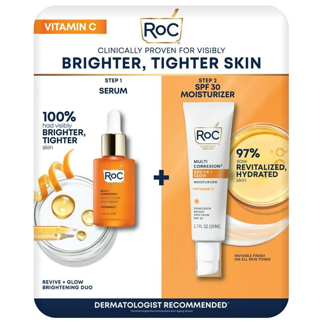RoC Revive + Glow Brightening Kit