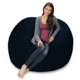 thumbnail image 3 of Comfy Sacks 5' Memory Foam Bean Bag Chair, Assorted Colors, 3 of 4
