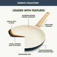 thumbnail image 3 of GreenPan Reserve 12-Piece Ceramic Nonstick Cookware Set, 3 of 8
