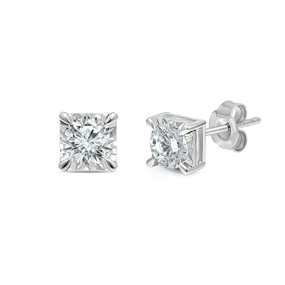 0.45 CT. T.W. Diamond Stud Earrings in 14K Gold
