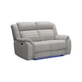 thumbnail image 17 of Tristan 3pc Fabric Power Reclining Set with Heat and Massage, Gray, 17 of 23