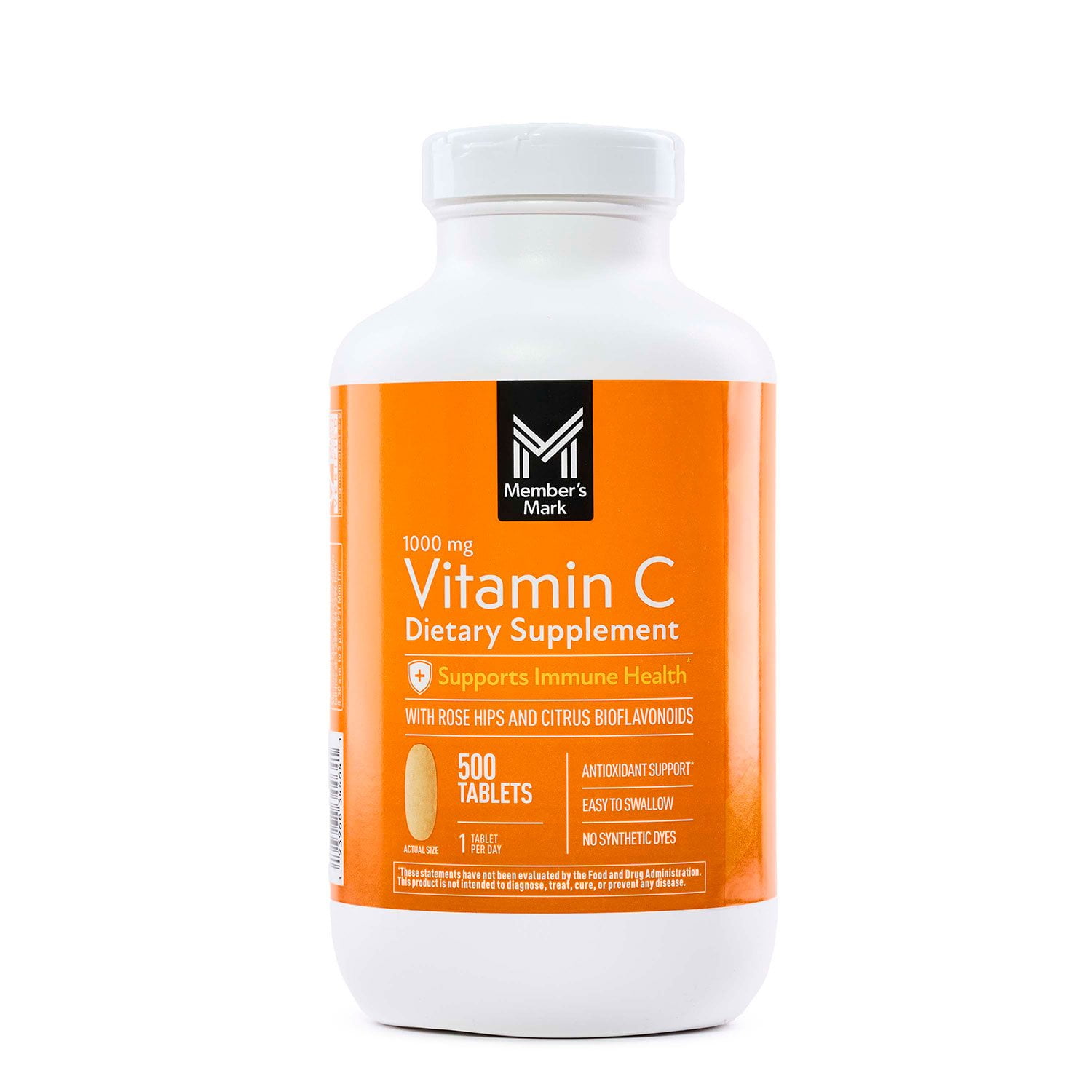 Member's Mark Vitamin C Plus Citrus Bioflavonoids & Rose Hips Tablets ...