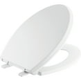 thumbnail image 2 of Delta Wycliffe Slow-Close Elongated Toilet Seat, White, 2 of 13