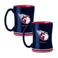 thumbnail image 1 of Logo Brands Cleveland Guardians 14oz Relief Mug Set, 1 of 4