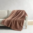 thumbnail image 1 of Ann Taylor Chevron Plush Throw Blanket, 1 of 5