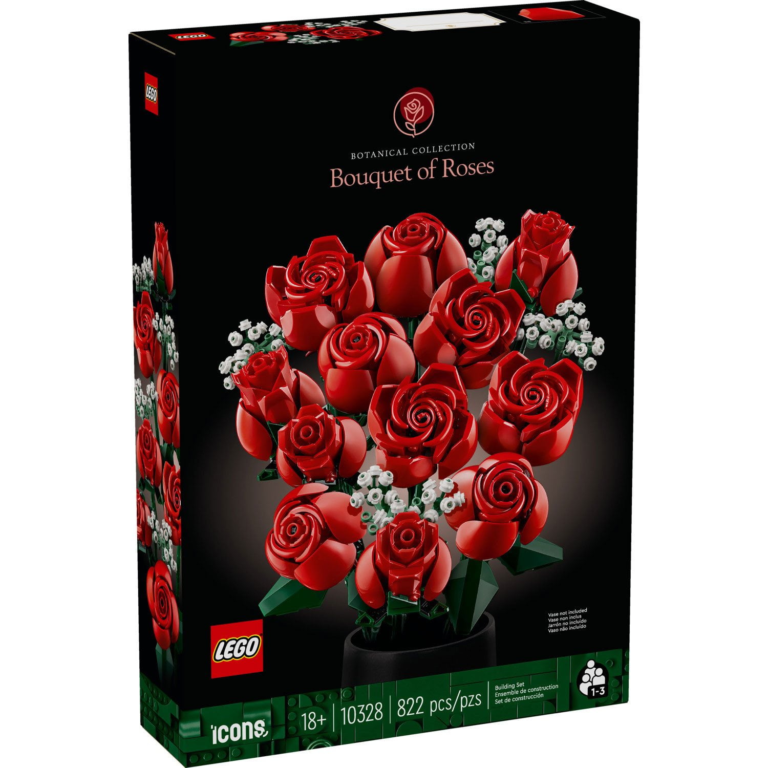 LEGO Icons Bouquet of Roses Building Set, 822 pcs. - Samsclub.com