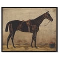 thumbnail image 2 of Emil Volkers - Brauner im Stall Traditional Canvas Print by Oliver Gal Prints, 2 of 4