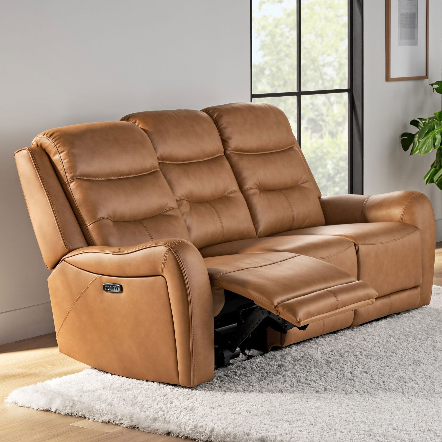 Member's Mark Cooper Power Reclining Leather Sofa